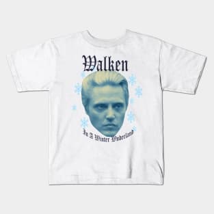 Walken In A Winter Wonderland Christmas Knit Kids T-Shirt